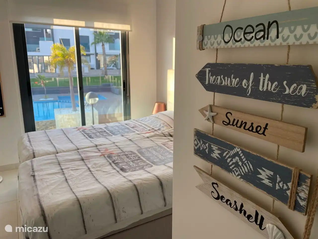 Master bedroom with masterful view.