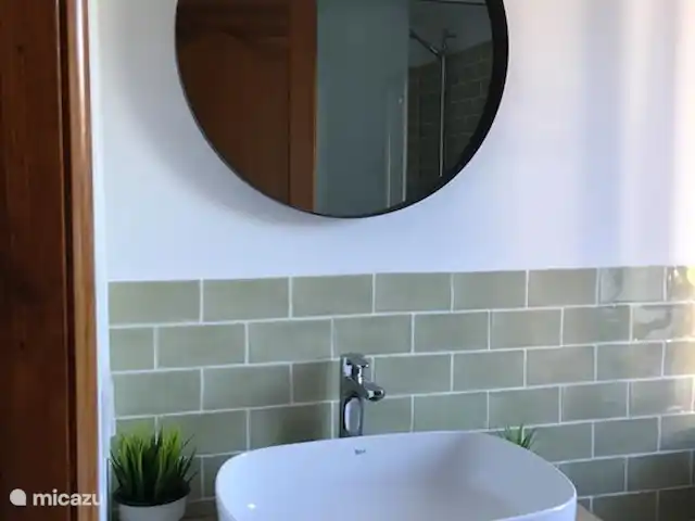 La Porteña en España, Costa Blanca, Moraira - villa baño con lavadora