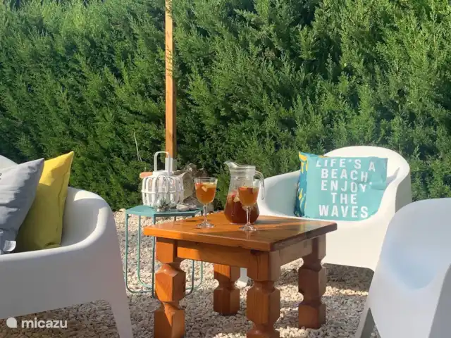 La Porteña en España, Costa Blanca, Moraira - villa sala de estar al lado de la casa