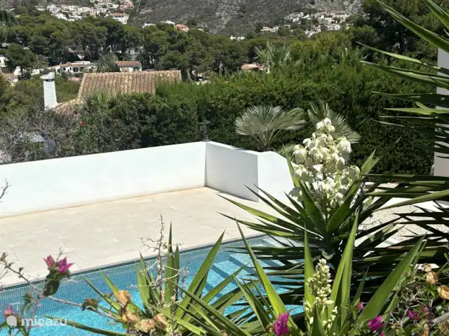 La Porteña en España, Costa Blanca, Moraira - villa Vista desde la terraza