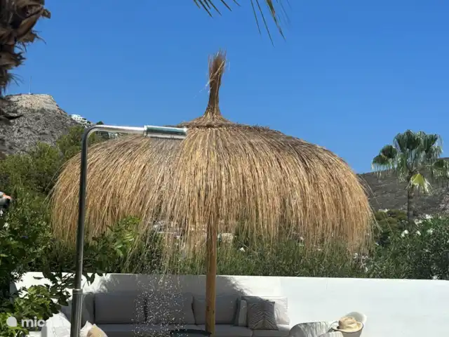 La Porteña en España, Costa Blanca, Moraira - villa Conjunto de salón junto a la piscina