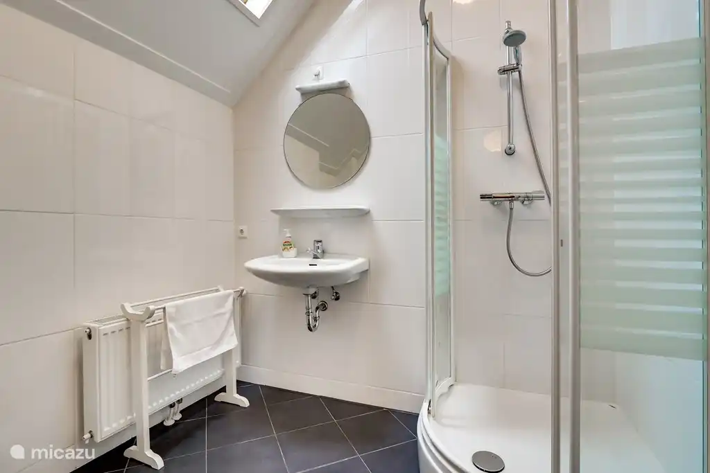 Badezimmer mit Dusche und WC im ersten Stock