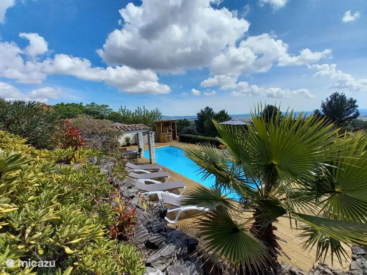 Blick auf den Garten