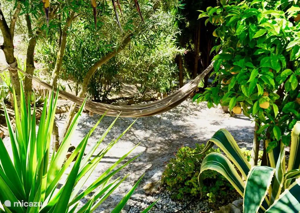 Hängematte im unteren Garten