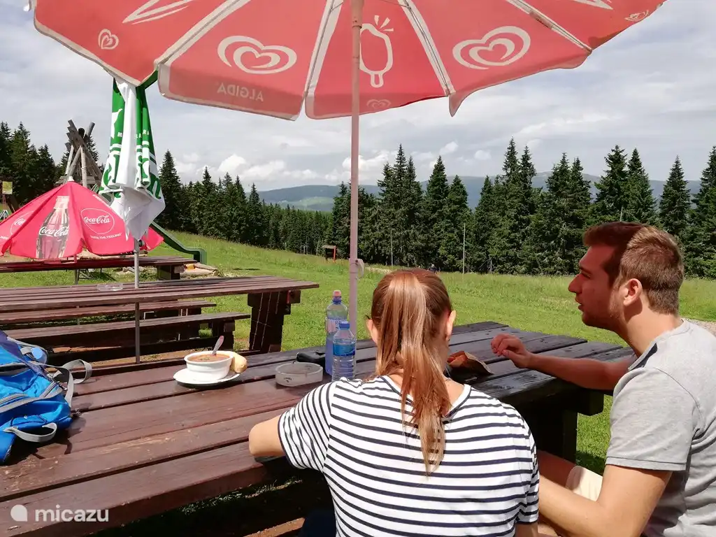 voldoende berghutten voor een versnapering