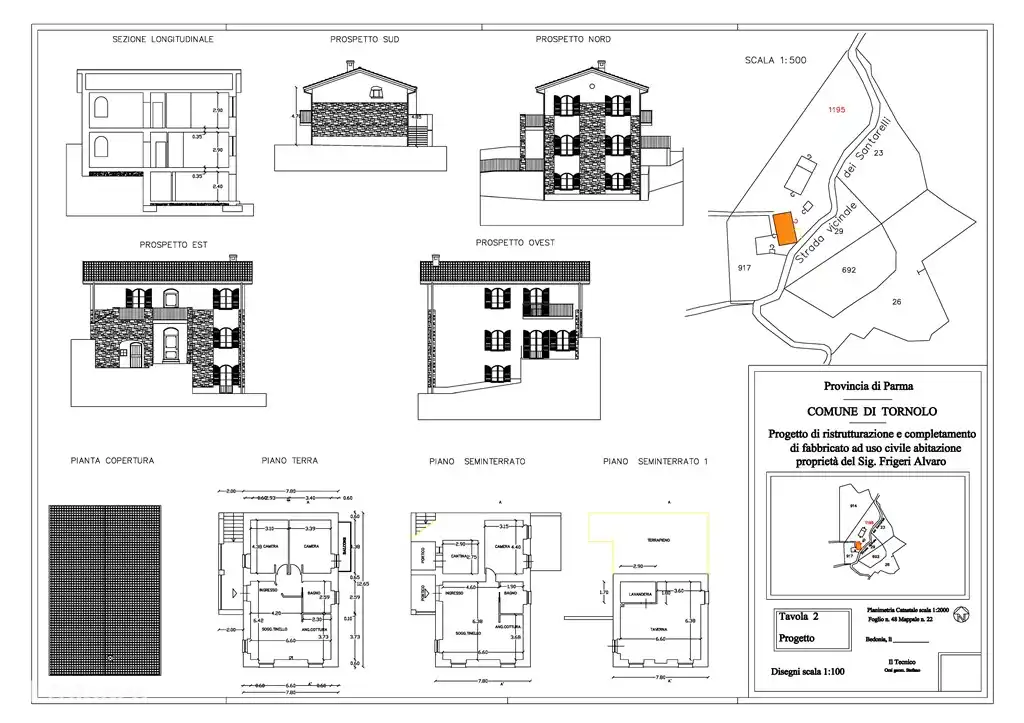 Disposición de la casa