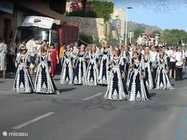Casa Buena Vista, Benissa Costa  | Espagne, Costa Blanca, Benissa - villa Fête Moros y Christionos en juin à Moraira