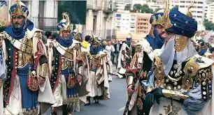 Moros y Christionos Festival im Juni in Moraira