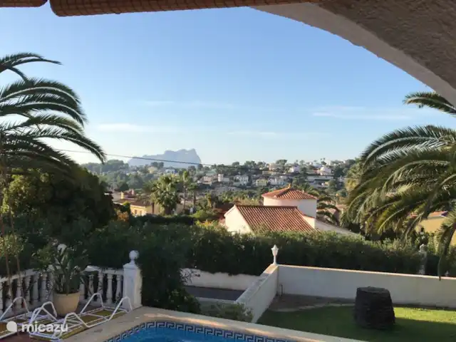 Casa Buena Vista, Benissa Costa  | Espagne, Costa Blanca, Benissa - villa vue depuis la véranda (juste après le lever du soleil)