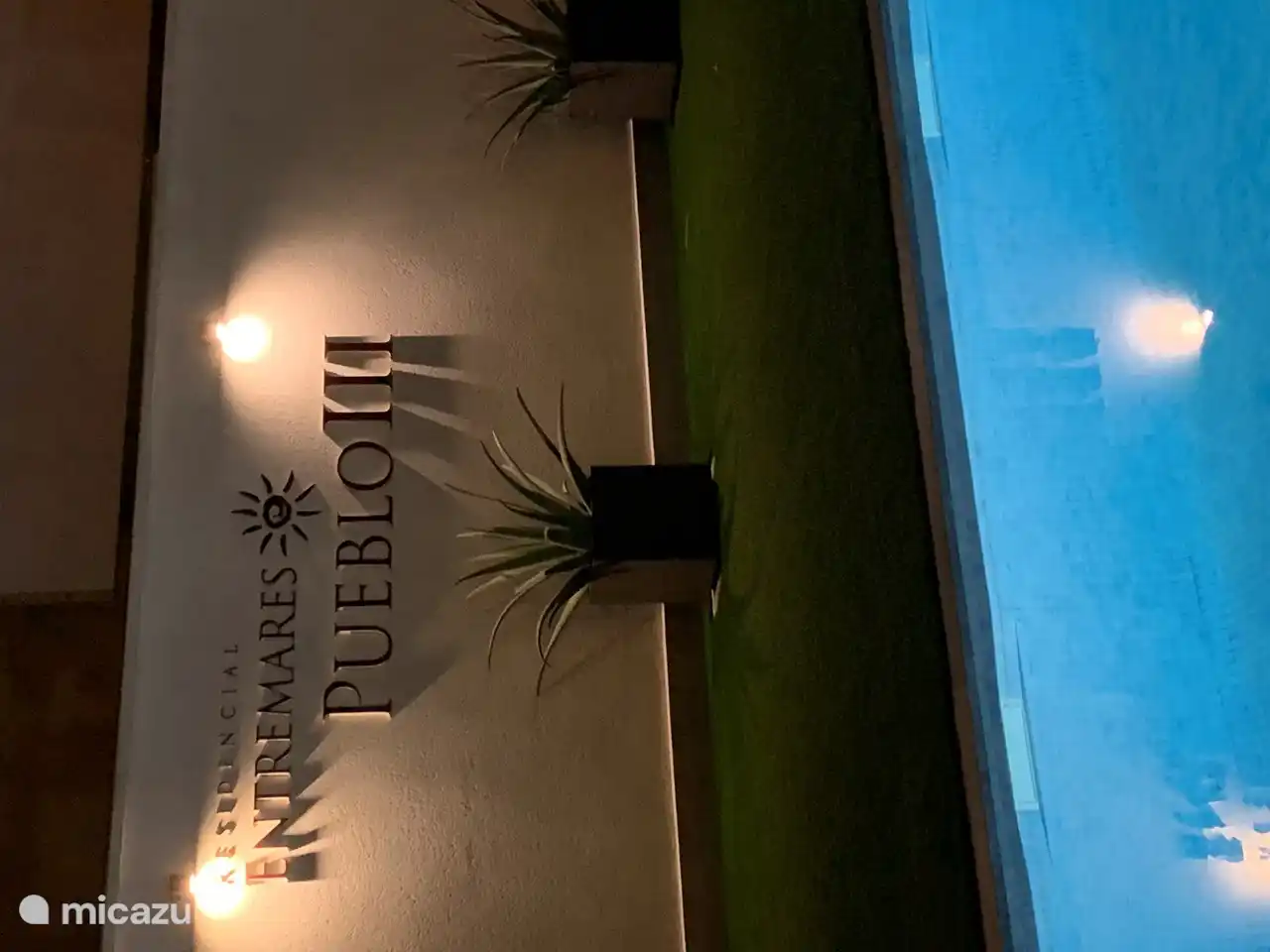 Piscine lumière d'ambiance