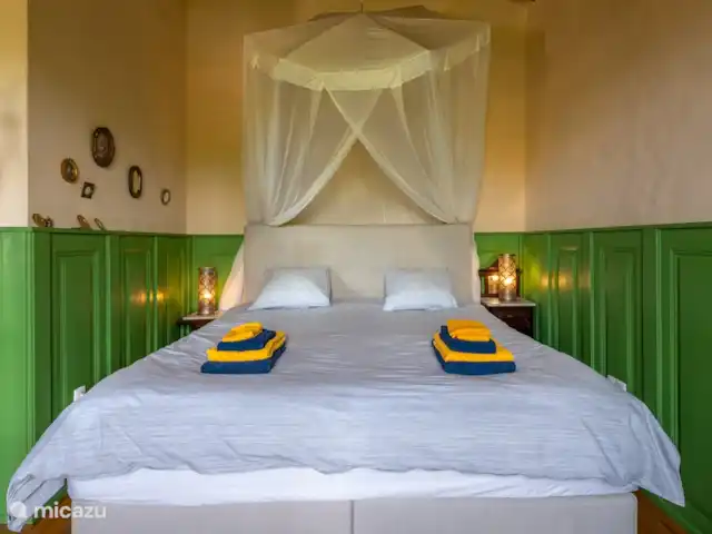 quinta amarela en Portugal, Algarve, Moncarapacho - villa recamara principal