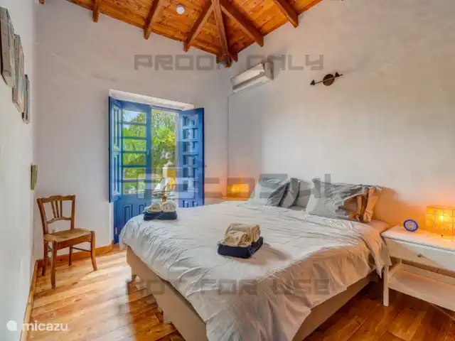 quinta amarela en Portugal, Algarve, Moncarapacho - villa Dormitorio