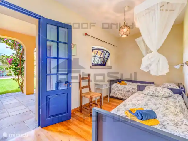 quinta amarela en Portugal, Algarve, Moncarapacho - villa Dormitorio