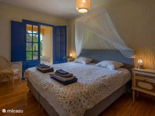 quinta amarela en Portugal, Algarve, Moncarapacho - villa Dormitorio
