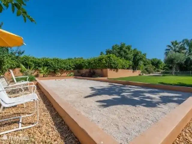 quinta amarela en Portugal, Algarve, Moncarapacho - villa petanca