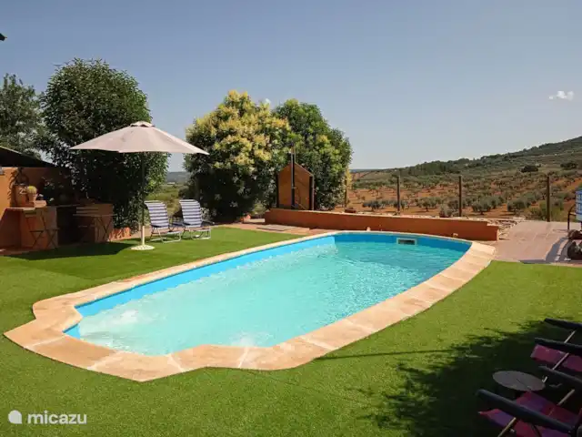 Location de Vacances Espagne, Estrémadure, Alcuéscar, ferme - Finca El Chorrillo Cottage piscine