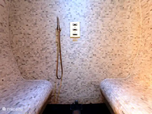 Maison forestière en béton | Pays-Bas, Brabant-Septentrional, Oosterhout - maison de vacances Douche et bain turc