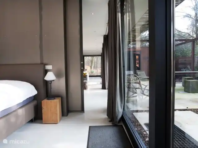 Maison forestière en acier | Pays-Bas, Brabant-Septentrional, Oosterhout - maison de vacances Chambre des parents