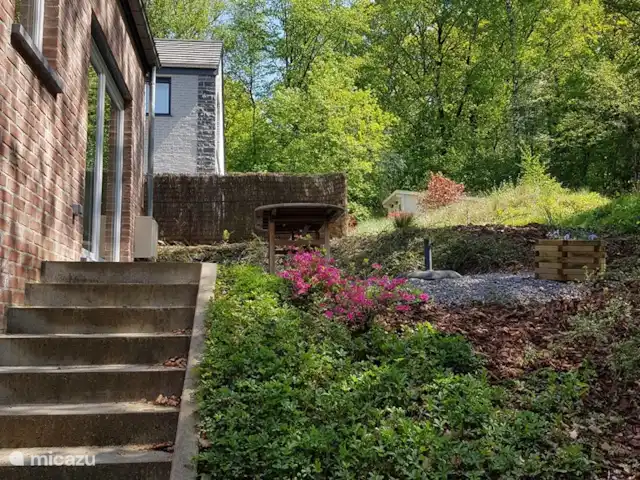 Perfect Getaway huren in België, Ardennen, Durbuy - villa Tuin met veel privacy aan het bos.