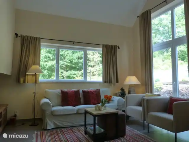 Perfect Getaway huren in België, Ardennen, Durbuy - villa Zitkamer met TV, genoeg plaats voor allemaal.