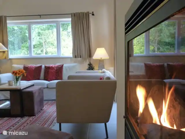 Perfect Getaway huren in België, Ardennen, Durbuy - villa De haard geeft een gezellige sfeer.