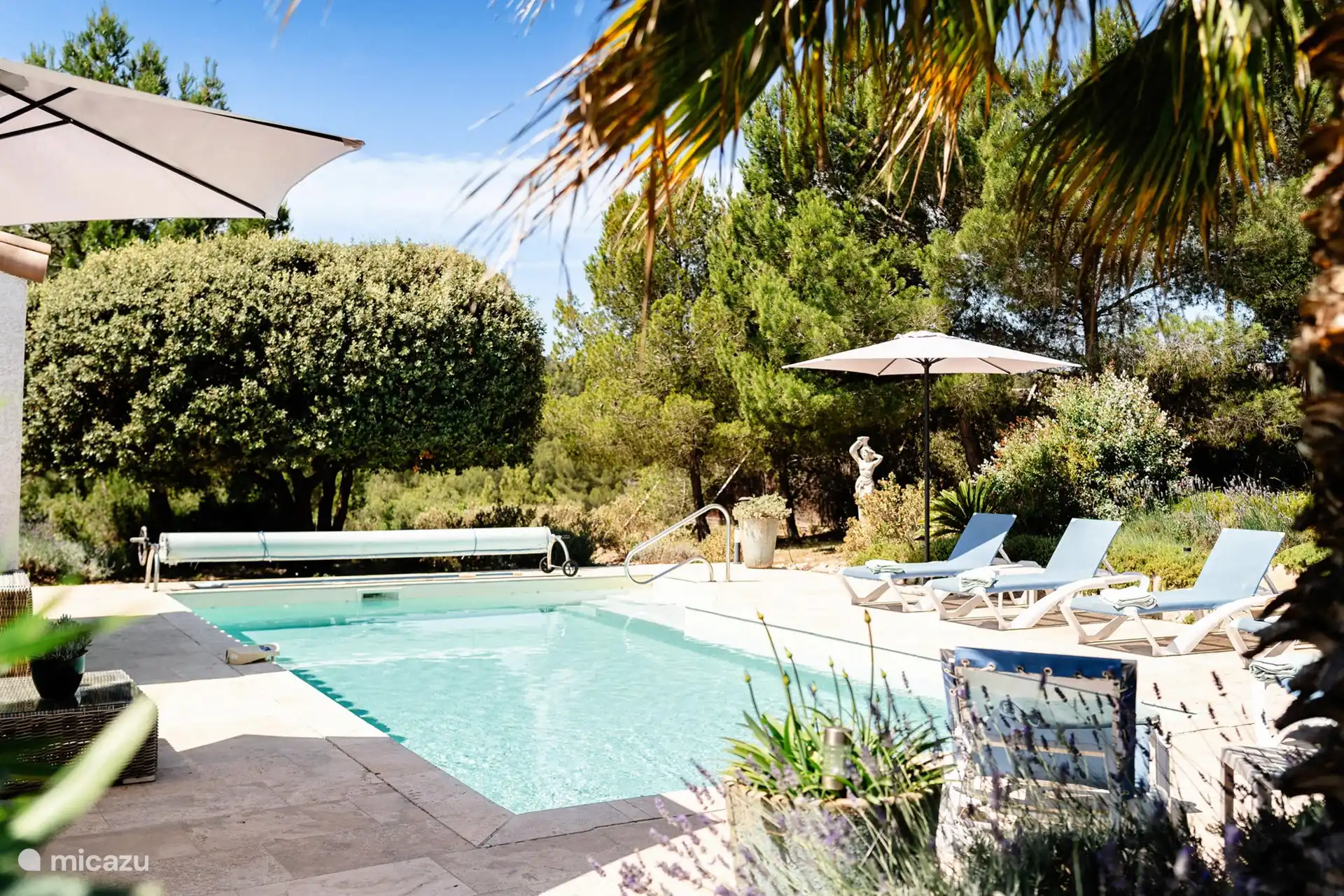 Villa Rosa in Frankreich, Aude, Pouzols-Minervois - Villa