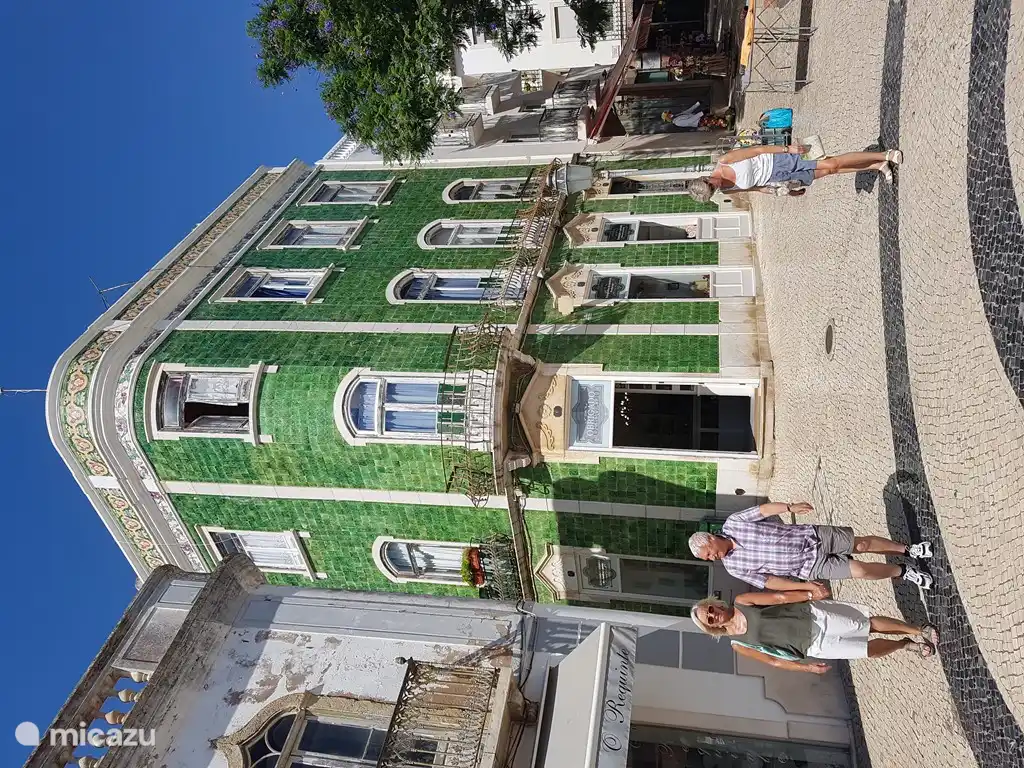 Una típica fachada portuguesa en Lagos.