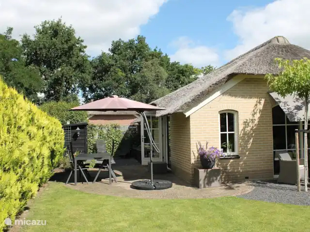 Parc Veluwerijck 20, Veluwsboerderij huren in Nederland, Gelderland, Ermelo - vakantiehuis Tuintafel met 4 stoelen