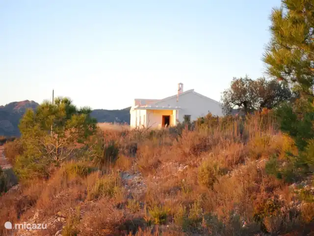 Sax | Espagne, Costa Blanca, Sax - maison de vacances Vue de la maison depuis le terrain.