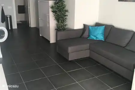 Vakantiehuis Spanje, Ibiza, Cala Tarida - appartement Buen Lugar woonkamer