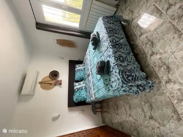 Das Schlafzimmer mit Boxspringbett