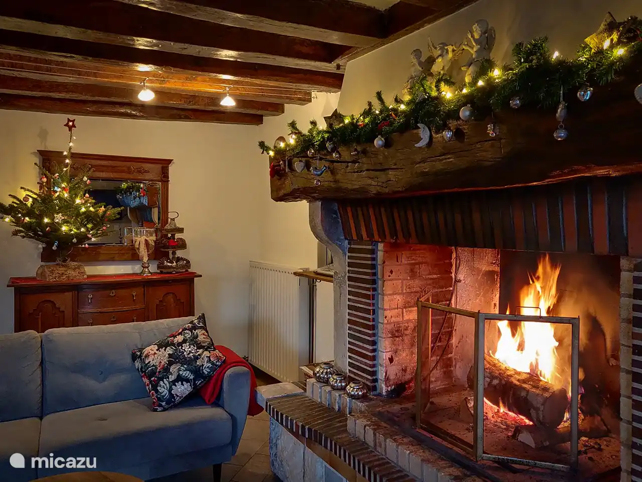 Christmas atmosphere.