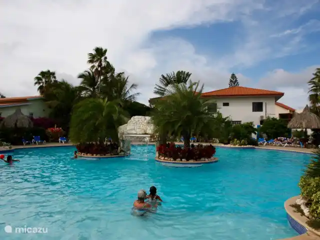 Seru Coral Apartment evt. met auto huren in Curaçao, Banda Ariba (oost), Seru Coral - appartement Zwembad