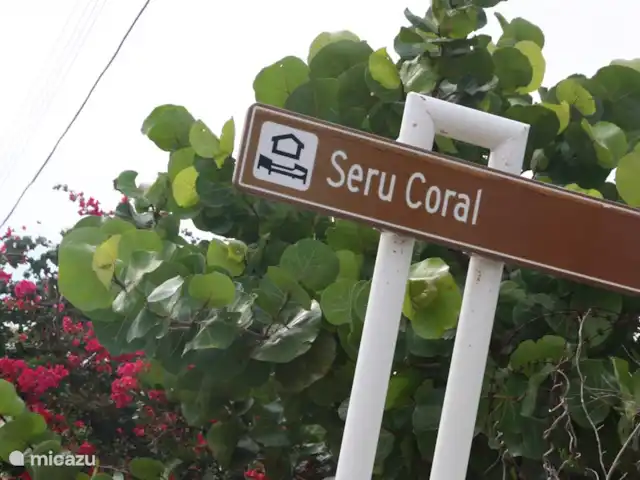 Seru Coral Apartment evt. met auto huren in Curaçao, Banda Ariba (oost), Seru Coral - appartement Seru Coral bordje