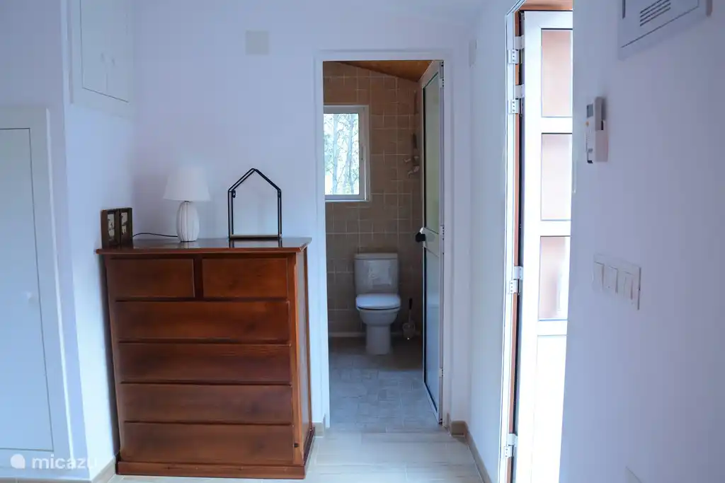 Casita und Ausgangstür zum Badezimmer