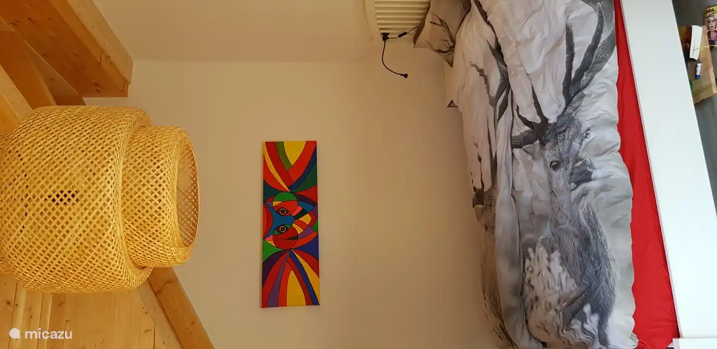 Chambre 2 personnes avec balcon attenant vue remontée mécanique.