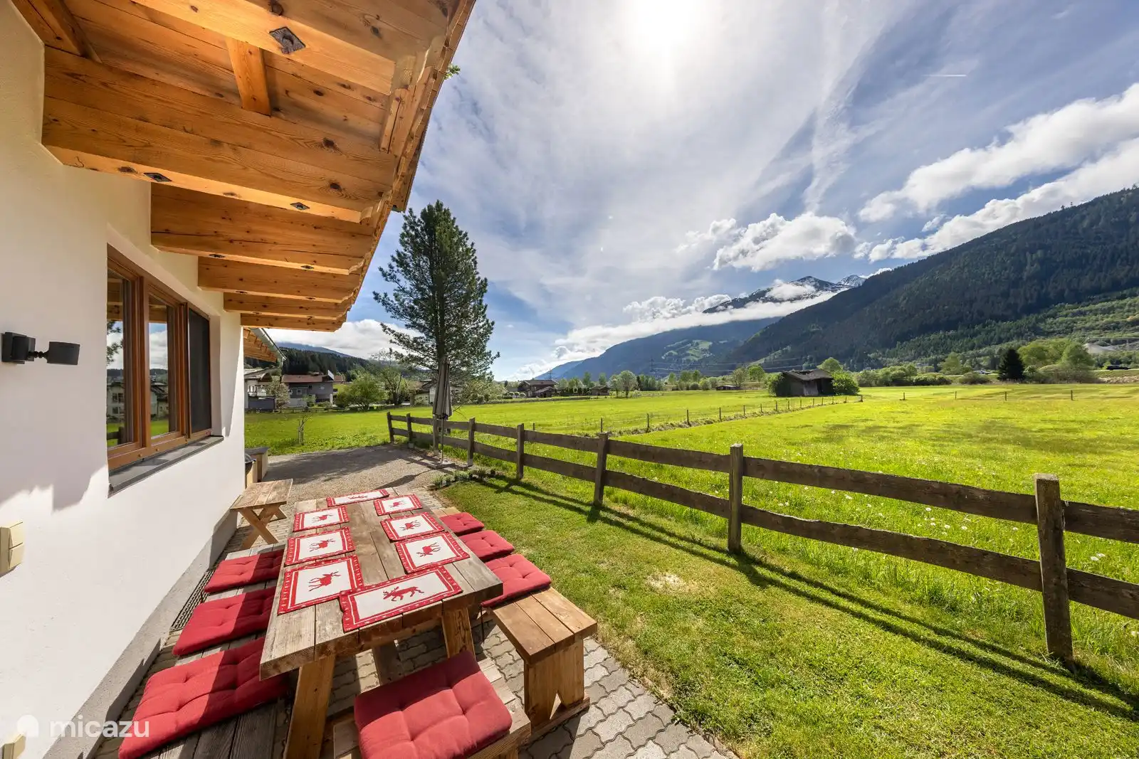 Outdoor dining table