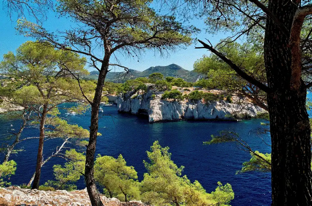Calanques de Cassis op 1 uur en een kwartier.