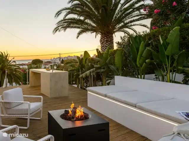 Casa Xyza | Portugal, Algarve, Ferragudo - villa terrasse lounge avec bar extérieur