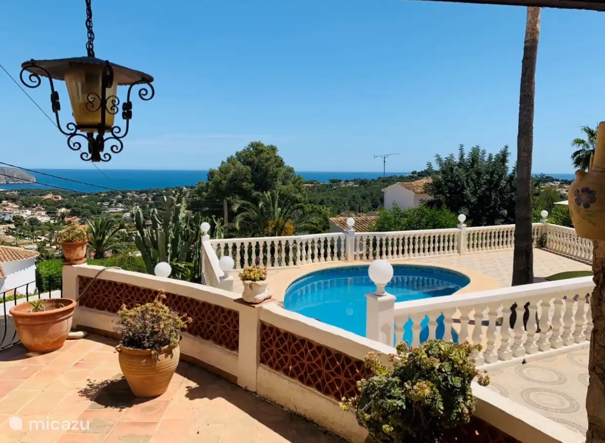 villa, Calpe, Costa Blanca, Spanien - Gran Villa Beniarres mit Meerblick