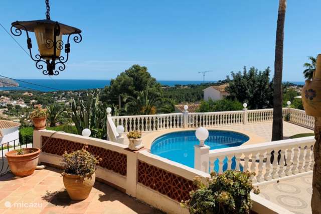 Vakantiehuis Spanje, Costa Blanca, Moraira - villa Gran Villa Beniarres met zeezicht