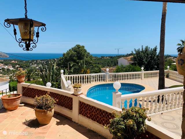 Holiday home in Spain, Costa Blanca, Moraira – villa Gran Villa Beniarres with sea view