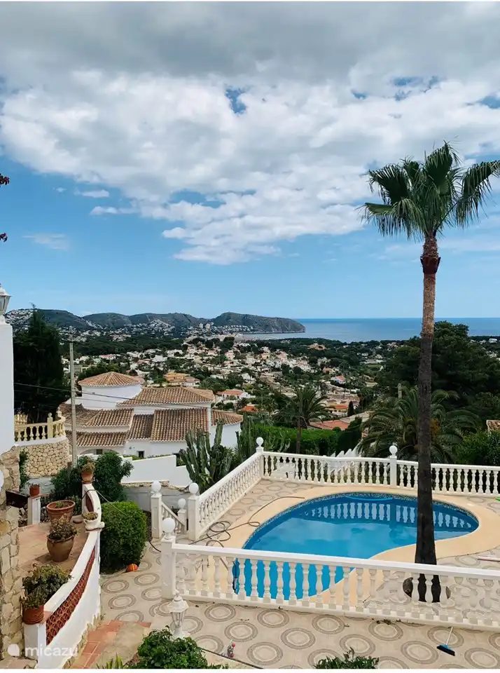Schöne Aussicht vom Balkon