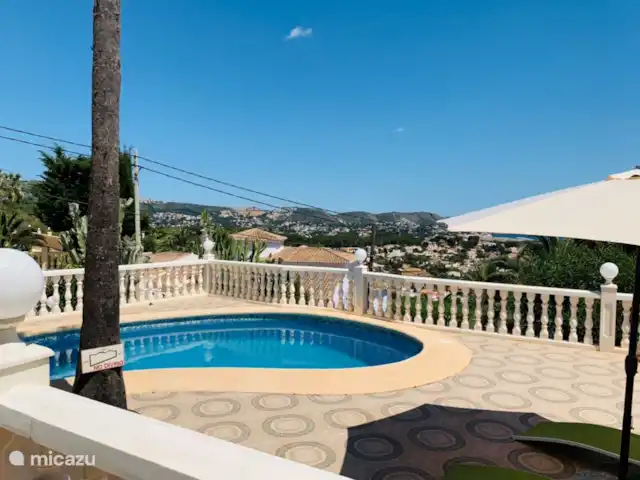 Gran Villa Beniarres with sea view in Spain, Costa Blanca, Moraira - villa Swimming pool with berths