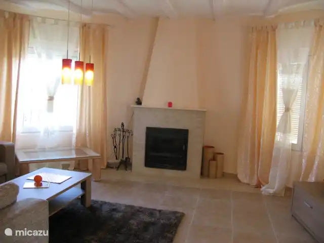 Gran Villa Beniarres with sea view in Spain, Costa Blanca, Moraira - villa Romantic fireplace