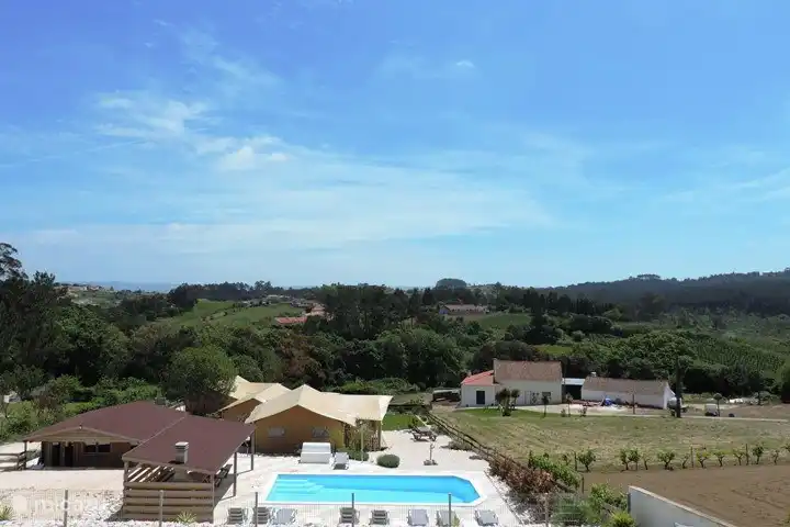 Silver Coast Glamping und die Aussicht