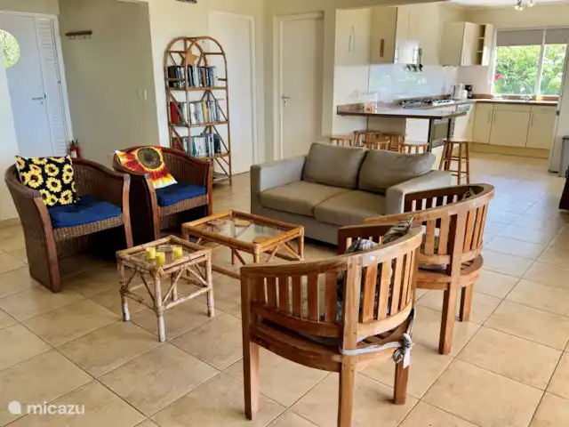 Casa Yuana en Curazao, Bandabou (oeste), Coral Estate, Rif St.Marie - casa vacacional Salón