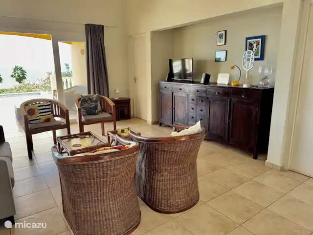 Casa Yuana en Curazao, Bandabou (oeste), Coral Estate, Rif St.Marie - casa vacacional Salón