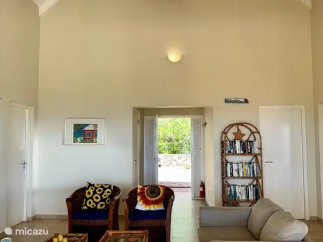 Casa Yuana en Curazao, Bandabou (oeste), Coral Estate, Rif St.Marie - casa vacacional Sala de estar con vista frontal