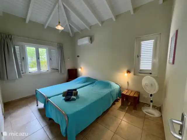 Casa Yuana en Curazao, Bandabou (oeste), Coral Estate, Rif St.Marie - casa vacacional Dormitorio 3 en la parte delantera